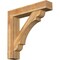 Ekena Millwork Olympic Block Rough Sawn Bracket w/ Offset Brace, Western Red Cedar, 8"W x 40"D x 40"H BKT0806X40X40OLY05RWR - alternate 1
